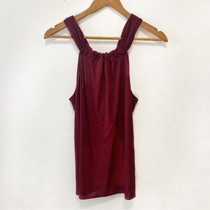 Draped Halter Style Blouse